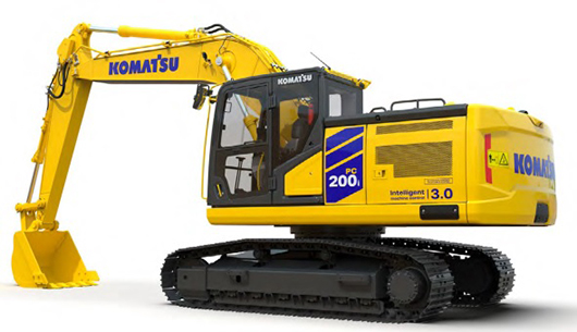 マシンコントロール油圧ショベル